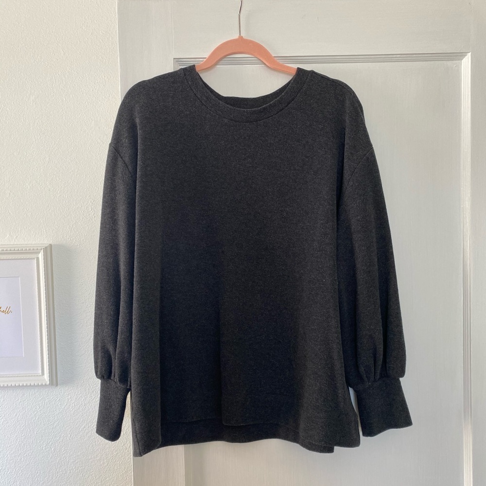 Loft Long-sleeve Waffle Top